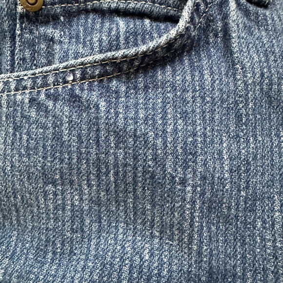 Lee Vintage Pinstripe Denim Jeans Made in USA Union Made - Picture 3 of 9